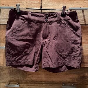 Patagonia Women's Dark Brown Hiking Shorts